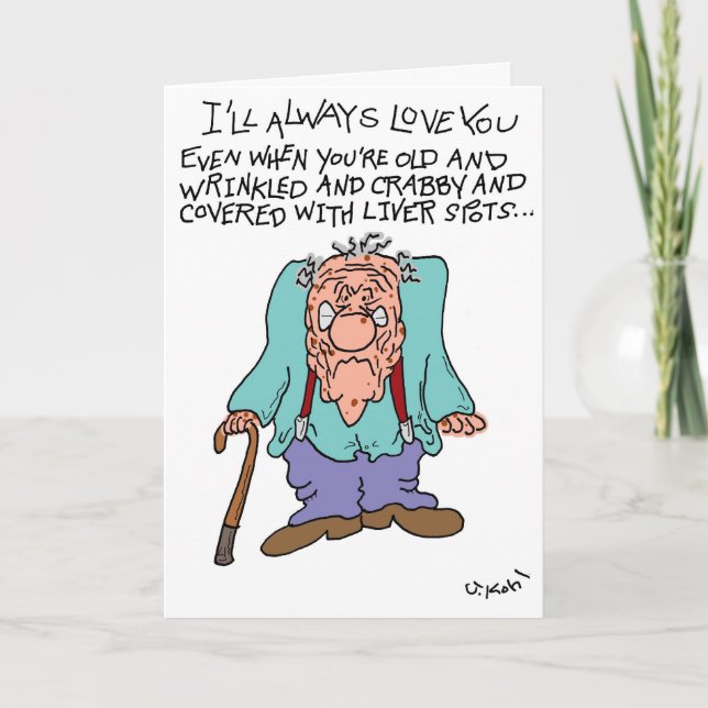 Tarjeta Viejo y arruinado (Anverso)