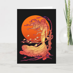 Tarjeta Viento de Halloween