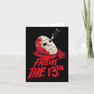 Tarjeta Viernes El diseño de Halloween de la 13.ª Máscara