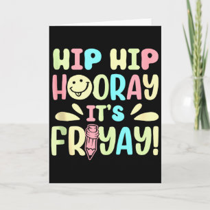 Tarjeta Viernes Feliz Viernes Yay Profesor Escuela Meme Ta