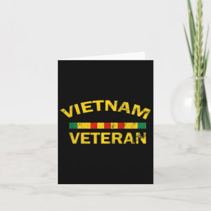 Tarjeta Vietnam, veterano veterano del ejército estadounid