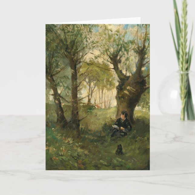 Tarjeta Vieux Chemin À Auvers | Berthe Morisot (Anverso)