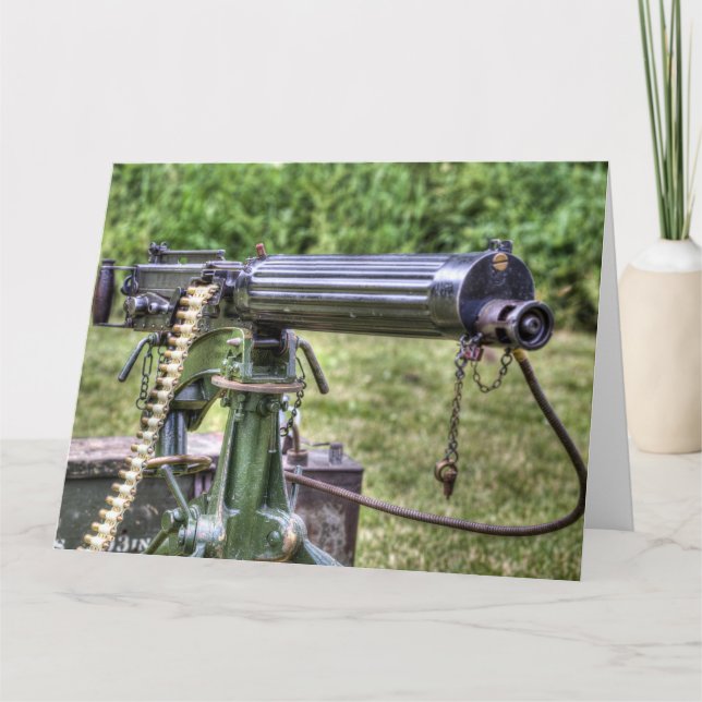 Tarjeta Vikers Machine Gun (Anverso)