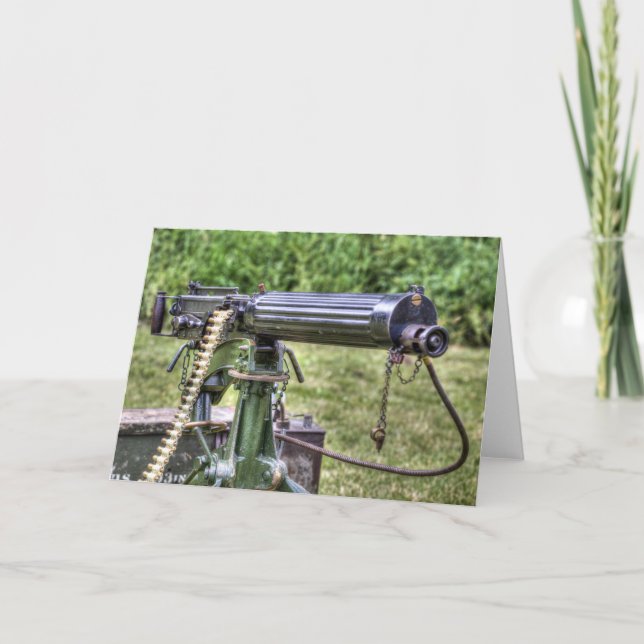 Tarjeta Vikers Machine Gun (Anverso)