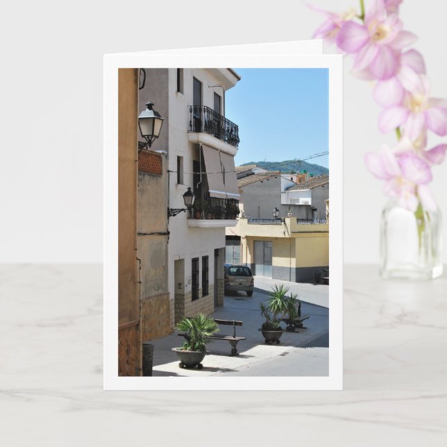 Tarjeta Vilamarxant, retrato valenciano, España, español (Orquídea)