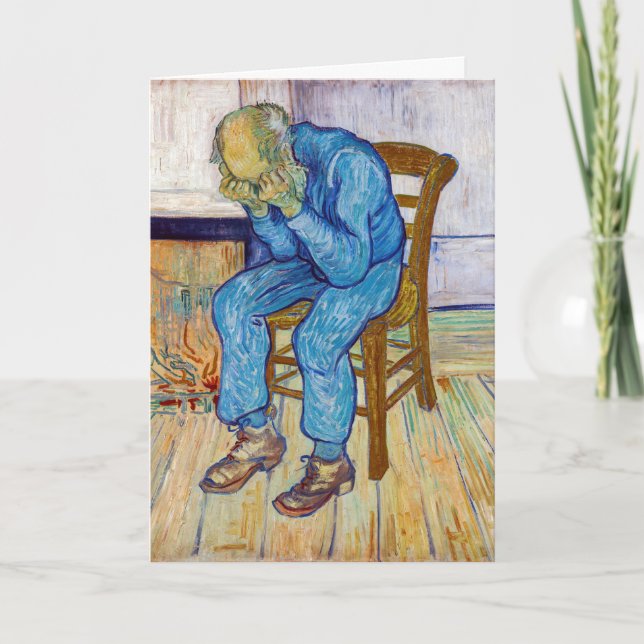 Tarjeta Vincent van Gogh - A la puerta de la eternidad (Anverso)