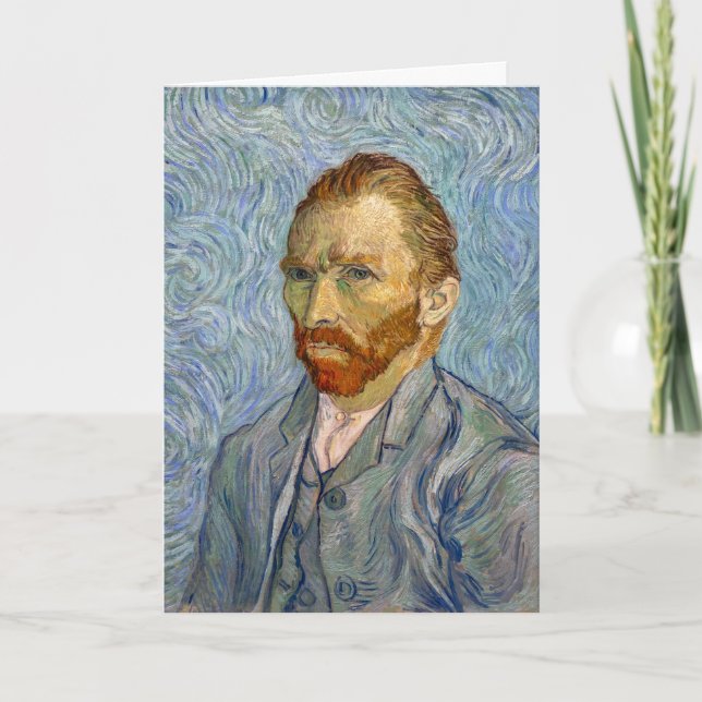 Tarjeta Vincent Van Gogh - Autorretrato (Anverso)