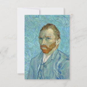 Tarjeta Vincent Van Gogh - autorretrato