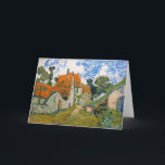 Tarjeta Vincent van Gogh - Calle de Auvers-sur-Oise<br><div class="desc">Calle de Auvers-sur-Oise - Vincent van Gogh,  Oil on Canvas,  1890 en Auvers-sur-Oise</div>