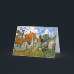 Tarjeta Vincent van Gogh - Calle de Auvers-sur-Oise<br><div class="desc">Calle de Auvers-sur-Oise - Vincent van Gogh,  Oil on Canvas,  1890 en Auvers-sur-Oise</div>