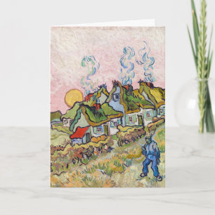 Tarjeta Vincent van Gogh - Casas y Figura