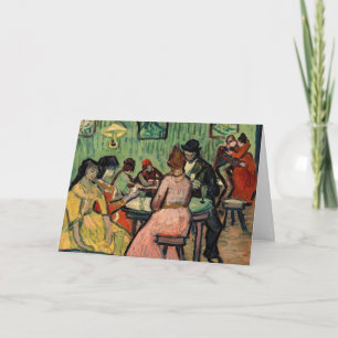 Tarjeta Vincent van Gogh - El burdel