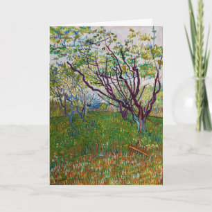 Tarjeta Vincent van Gogh - El huerto en flor