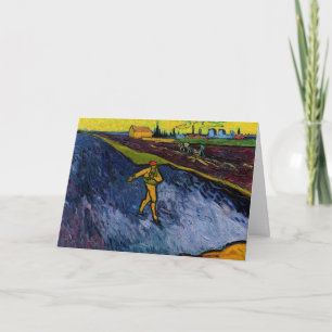 Tarjeta Vincent van Gogh - El sembrador: Afueras de Arlés