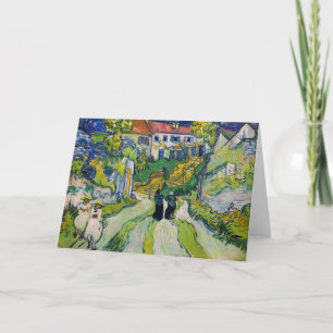Tarjeta Vincent van Gogh - Escalera en Auvers