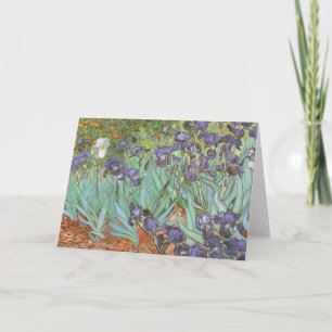 Tarjeta Vincent van Gogh - Irises