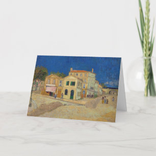 Tarjeta Vincent van Gogh - La Casa Amarilla / La Calle