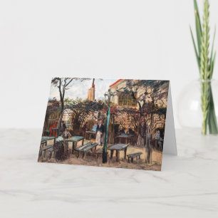 Tarjeta Vincent Van Gogh - La Guinguette en Montmartre