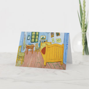 Tarjeta Vincent Van Gogh - La habitación de Vincent en Arl