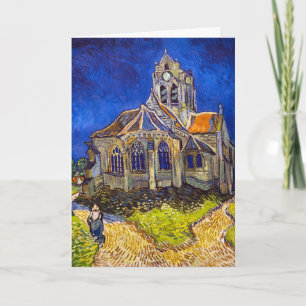 Tarjeta Vincent van Gogh - La Iglesia de Auvers