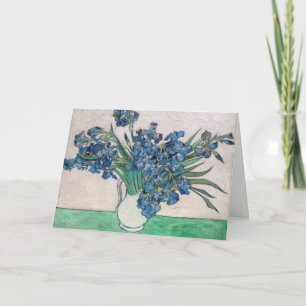 Tarjeta Vincent van Gogh - Lirios
