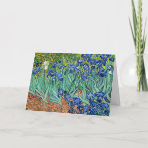 Tarjeta Vincent Van Gogh - Lirios