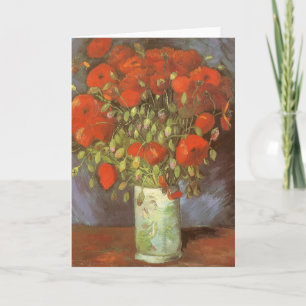 Tarjeta Vincent van Gogh Naturaleza Muerta Florero con Ama