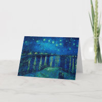 Vincent Van Gogh - Noche estrellada sobre el Ródan