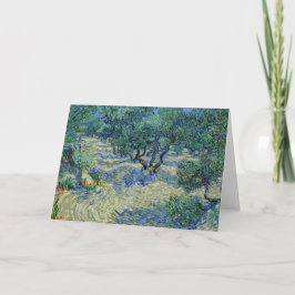 Tarjeta Vincent van Gogh - Olive Orchard