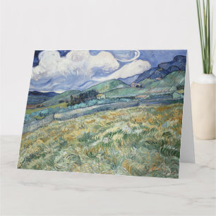 Tarjeta Vincent Van Gogh, Paisaje desde Saint-Remy