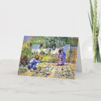 Tarjeta Vincent Van Gogh - Primeros Pasos - Arte del Día d