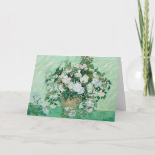Tarjeta Vincent van Gogh - Rosas