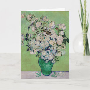 Tarjeta Vincent van Gogh - Rosas