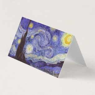 Tarjeta Vincent Van Gogh Starry Night Vintage Bella Artes