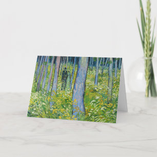 Tarjeta Vincent van Gogh - Subcrecimiento con dos figuras