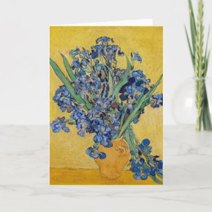 Tarjeta Vincent van Gogh - Vase con irlandeses