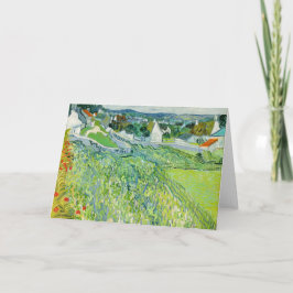 Tarjeta Vincent van Gogh - Viñedos en Auvers