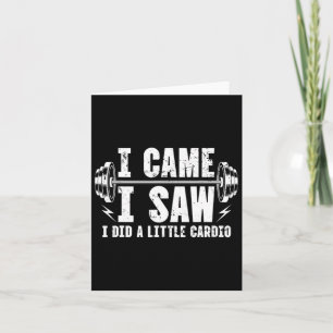 Tarjeta Vine Vi Que Hice Un Pequeño Gimnasio Cardio Bodybu