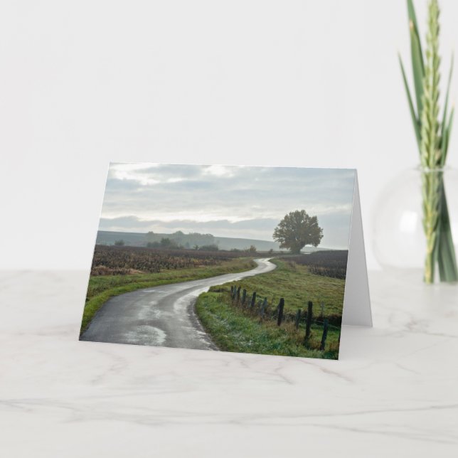 Tarjeta Viñedo en Lantignié del departamento de Rhône (Anverso)