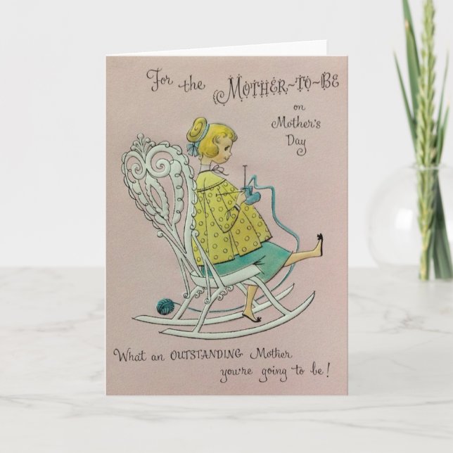 Tarjeta Viñeta carta del día de la madre (Anverso)