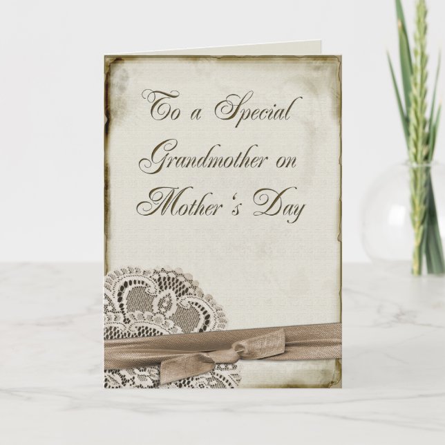 Tarjeta Viñeta del Día de la Abuela (Anverso)