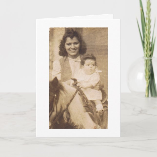 Tarjeta Viñeta del Día de la Madre (Anverso)