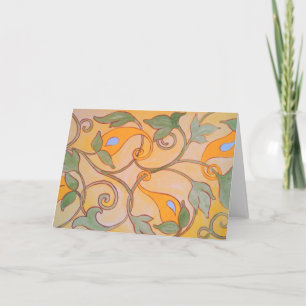 Tarjeta Viñetas en oro