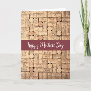 Tarjeta Vino del Día de la Madre