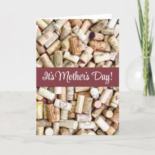 Tarjeta Vino del Día de la Madre