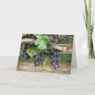 Tarjeta Vino en el vino