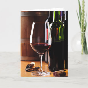Tarjeta Vino Tinto