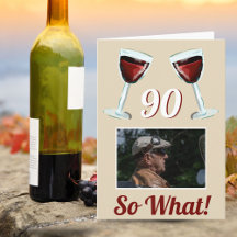 Vino Tinto Motivacional 90 Cumpleaños 90