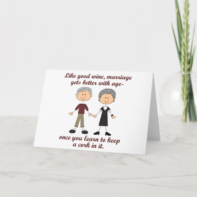 Tarjeta Vino y boda (Anverso)