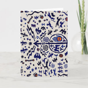 Tarjeta Viñoso chamán ritual talismán